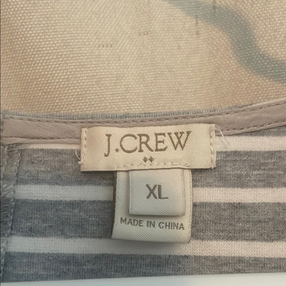 J. Crew Gray Boxy Embellished Tank Top - Picture 2 of 5